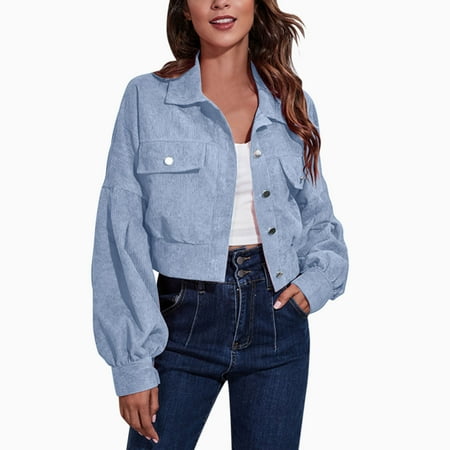 

Larisalt Scrub Jackets For Women Women s Classic-Fit Long-Sleeve Full-Zip Polar Soft Fleece Jacket Light Blue S