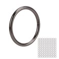 thumbnail image 5 of Anillos tóricos de metal, anillo redondo multiusos resistente para bolsas de hardware, cinturones, correas para perros, cesta colgante, manualidades, color gris, 5 of 5