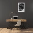 thumbnail image 3 of Grey, Jace 17x24 White Modern Wood Framed Museum Art Print Titled - Central Park Benches, 3 of 4