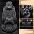 thumbnail image 3 of Juego completo de fundas para asientos de coche de piel para Peugeot 307, Opel Astra H, Toyota Hilux, Kia Sportage, Audi Q3, Seat Arona, accesorios para coche 2023, 3 of 5