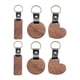 thumbnail image 1 of 6 piezas llaveros de madera llavero de madera DIY artesanía hecho a mano hombres mujeres colgante llavero llavero, 1 of 9