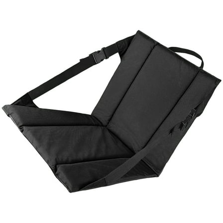 Foldable Stadium Seat Cushion with Adjustable Shoulder Strap Waterproofs Designs for Outdoor Camping Office Event