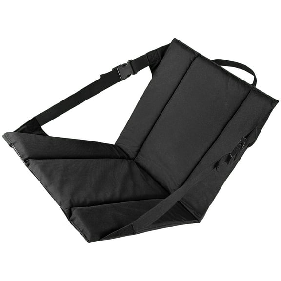 Foldable Stadium Seat Cushion with Adjustable Shoulder Strap Waterproofs Designs for Outdoor Camping Office Event