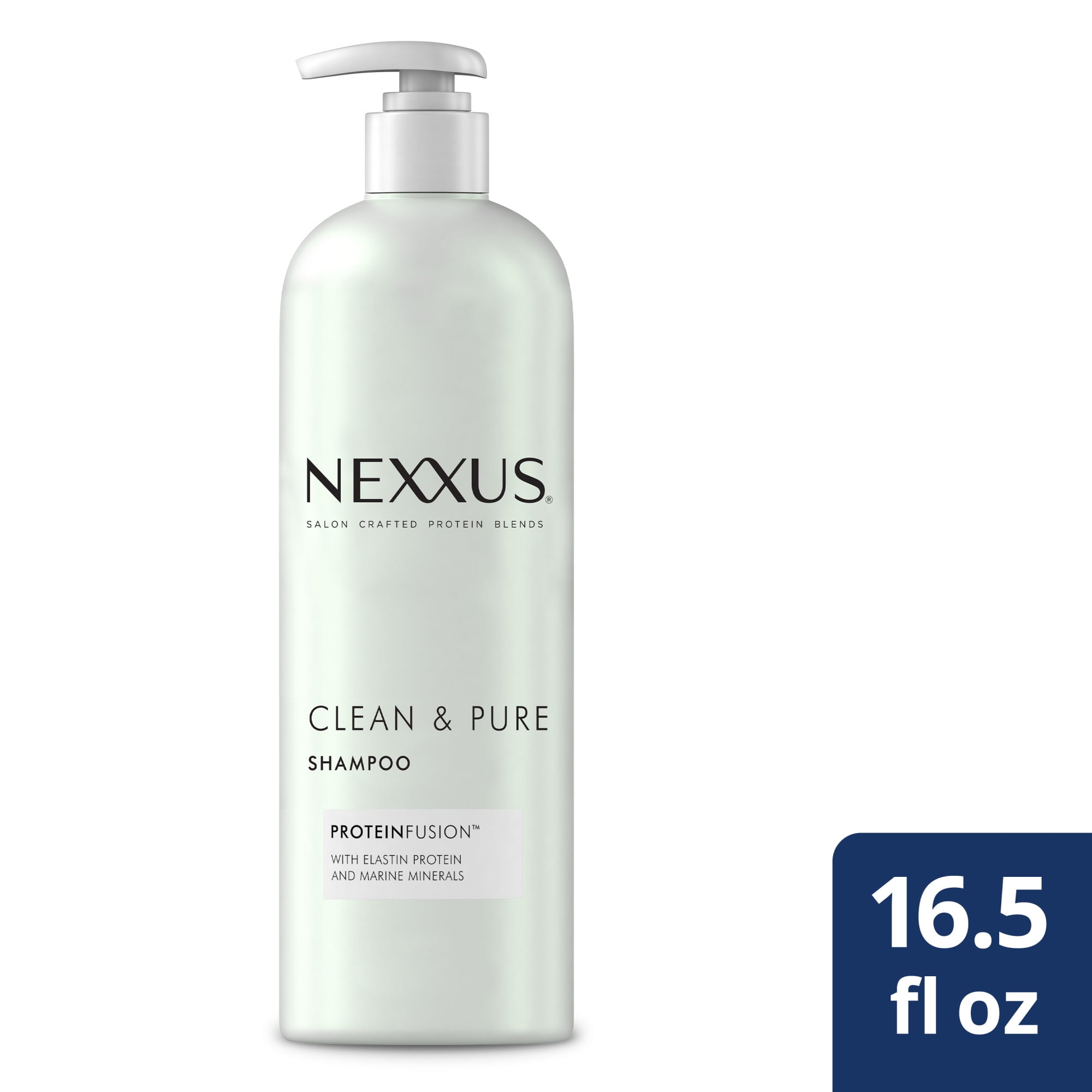 Nexxus Clean Pure Shampoo With Pump With Proteinfusion 16 5 Oz Walmart Com