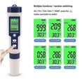 thumbnail image 5 of Pool Salt Tester, Digital Salinity Meter, High Accuracy 5 In 1 Salinity Tester For Salt Water,ip67, 5 of 5