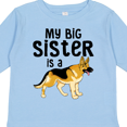 thumbnail image 4 of Inktastic My Big Sister is a German Shepherd Boys or Girls Long Sleeve Toddler T-Shirt, 4 of 5