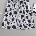 thumbnail image 6 of Xudanell 5-16T Girls 3 Piece Bikini Swimsuit Quick Dry Bathing Suit with Kimono Cover Up (Black, 12-13 Years), 6 of 8