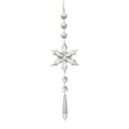 thumbnail image 1 of Crystal Light Catcher Prism Snowflake Wind Chime Hanging Christmas Sundrop (C), 1 of 9