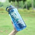 thumbnail image 5 of Qholemyo 1100ML Large Capacity Portable Leak Proof Sports Water Bottle With Straw Plastic Outdoor Gym Travel Cup Easy To Carry Wholesale Location Cup, 5 of 8