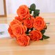 thumbnail image 4 of Fundaslor de rosa artificial falsa flor falsa floral boda ramo de mesa decoración del hogar kenally JJ20557-05, 4 of 4