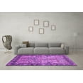 thumbnail image 3 of Ahgly Company Indoor Round Persian Purple Traditional Area Rugs, 8' Round, 3 of 4