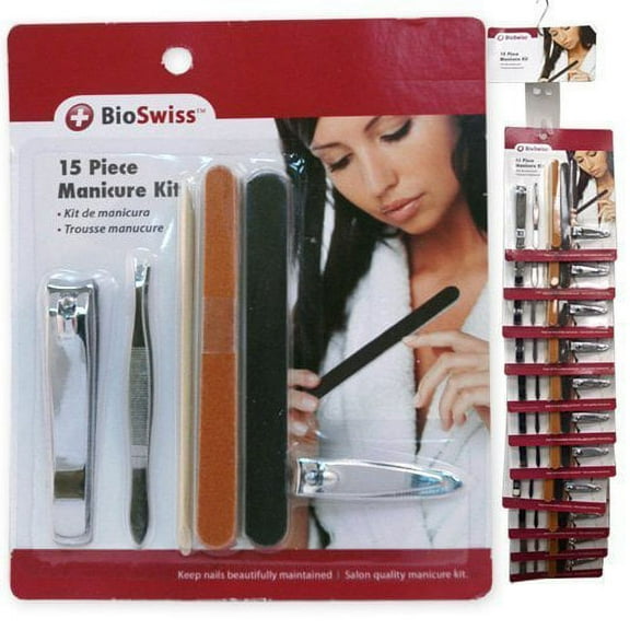 MANICURE KIT 15 PCS. BIOSWISS by BioSwiss
