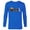 Navy, variant on Marvel Studios Deadpool & Wolverine Dogpool Dog Poo L Emoji- Long Sleeve T-Shirt for Men - Customized-Athletic Heather