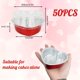 thumbnail image 2 of Moldes para tartas Augoog Mini en forma de corazón con tapas, 100 ml, 50 unidades, rojos, 2 of 6