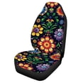 thumbnail image 5 of Uourmeti Front Car Seat Cover Wear Resistant Seat Covers for Cars Polyester Stretchy, Suitable for Trucks Vehicle, Vibrant Floral Garden, 5 of 6