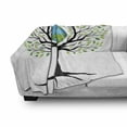 thumbnail image 2 of Tree of Life Soft Flannel Fleece Blanket, Eco Friendly Earth Tree Saving the Planet Life Climate Symbolic Home Art, Cozy Plush for Indoor and Outdoor Use, 50" x 60", Green Black Blue, by Ambesonne, 2 of 5