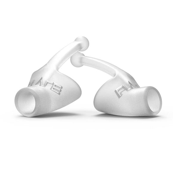 Flare Calmer Kids â Ear Plugs Alternative â Reduce Annoying Noises Without Blocking Sound â Soft Reusable Silicone - Translucent