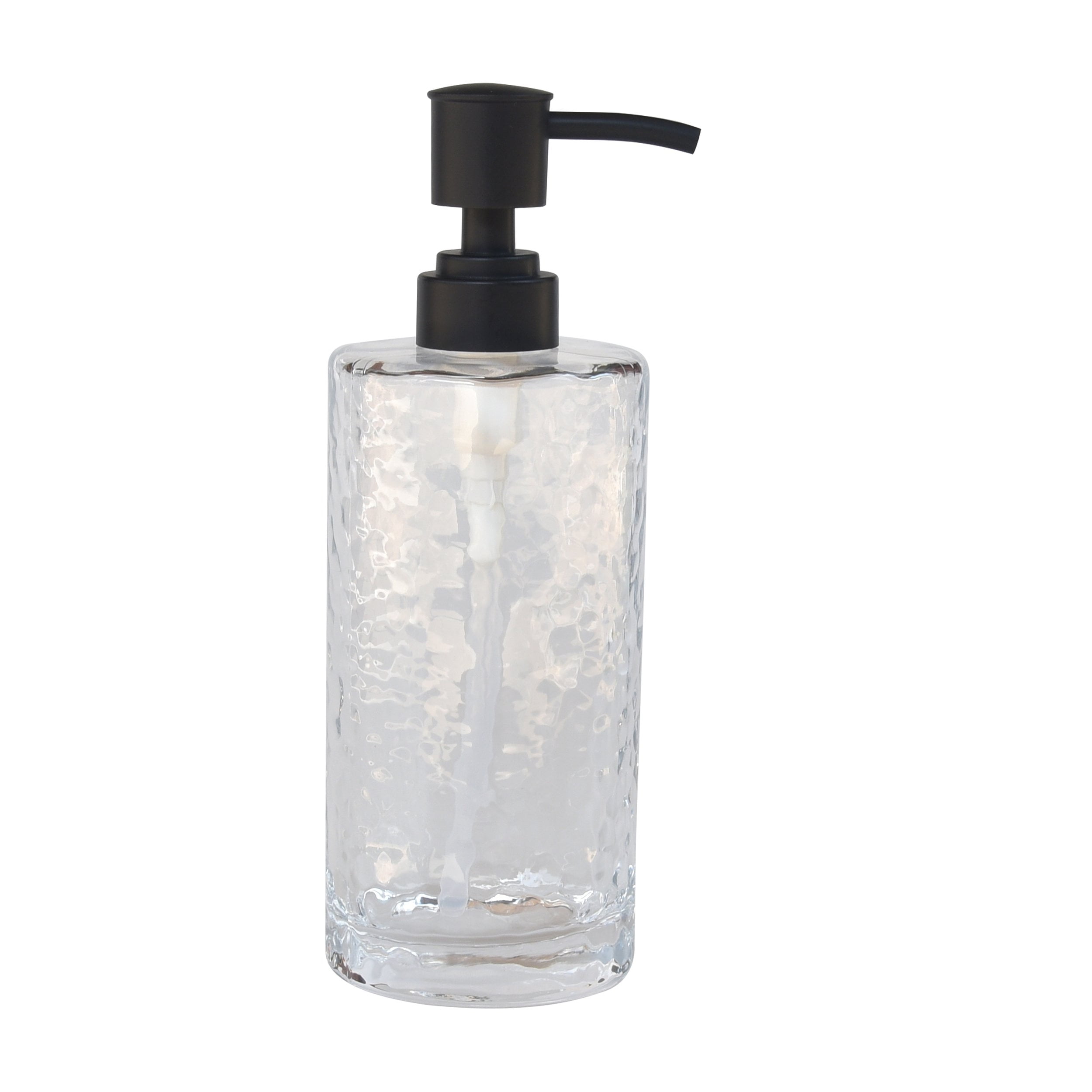 Better Homes & Gardens Classic 3-Piece Hammered Glass, Steel Bathroom Canister Sets