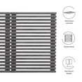 thumbnail image 5 of Modway Render Wall Mount Queen Headboard in Charcoal, 5 of 7
