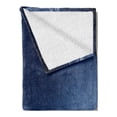 thumbnail image 2 of Space Soft Flannel Fleece Blanket, Himalaya Mountain Tops at Starry Night Time with Stars Earth Cosmos in Northern Lands, Cozy Plush for Indoor and Outdoor Use, 50" x 60", Blue Grey, by Ambesonne, 2 of 5