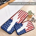 thumbnail image 6 of SKYSONIC America Independence Day Kitchen Mats and Rugs Flag Bird Floor Runner Area Rug Washable Carpet Perfect for Living Room Bedroom Entryway,19.7"x27.6"+19.7"x47.2", 6 of 7