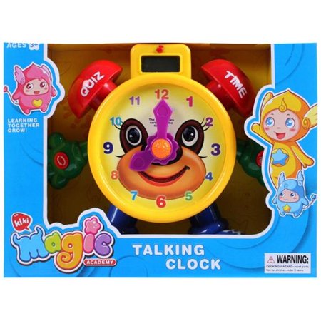 AZ IMPORT & TRADING LTC75E Tell The Time Electronic Learning Teach Time Clock Educational Toy for Kids