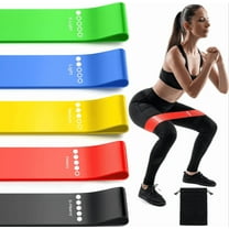 Arcticwind Resistance Bands Set for Women & Men - 5-Level Exercise Bands (10-50LB) for Workout, Yoga, Pilates, Body Stretching, Crossfit Training, Home Workout, Physical Therapy, Booty Legs