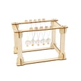thumbnail image 1 of STARTIST Newton's Cradle DIY Desktop Wood Kids Craft Set Balance Ball for Home Office, 1 of 9