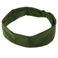 thumbnail image 1 of 1 pieza de diademas deportivas para hombres y mujeres Unique Bargains Verde Militar 25x7.5cm, 1 of 7