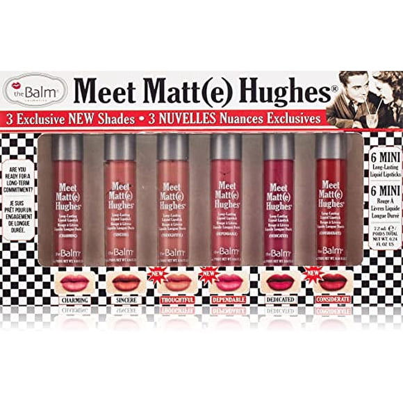 Lápices labiales líquidos TheBalm Meet Matt (e) Hughes Vol 14 Mini 6 ml