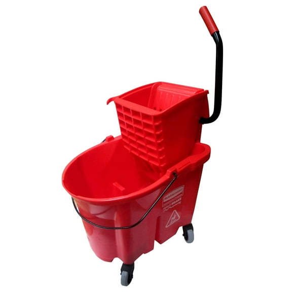 Cubeta Exprimidora Rubbermaid WaveBrake Rojo