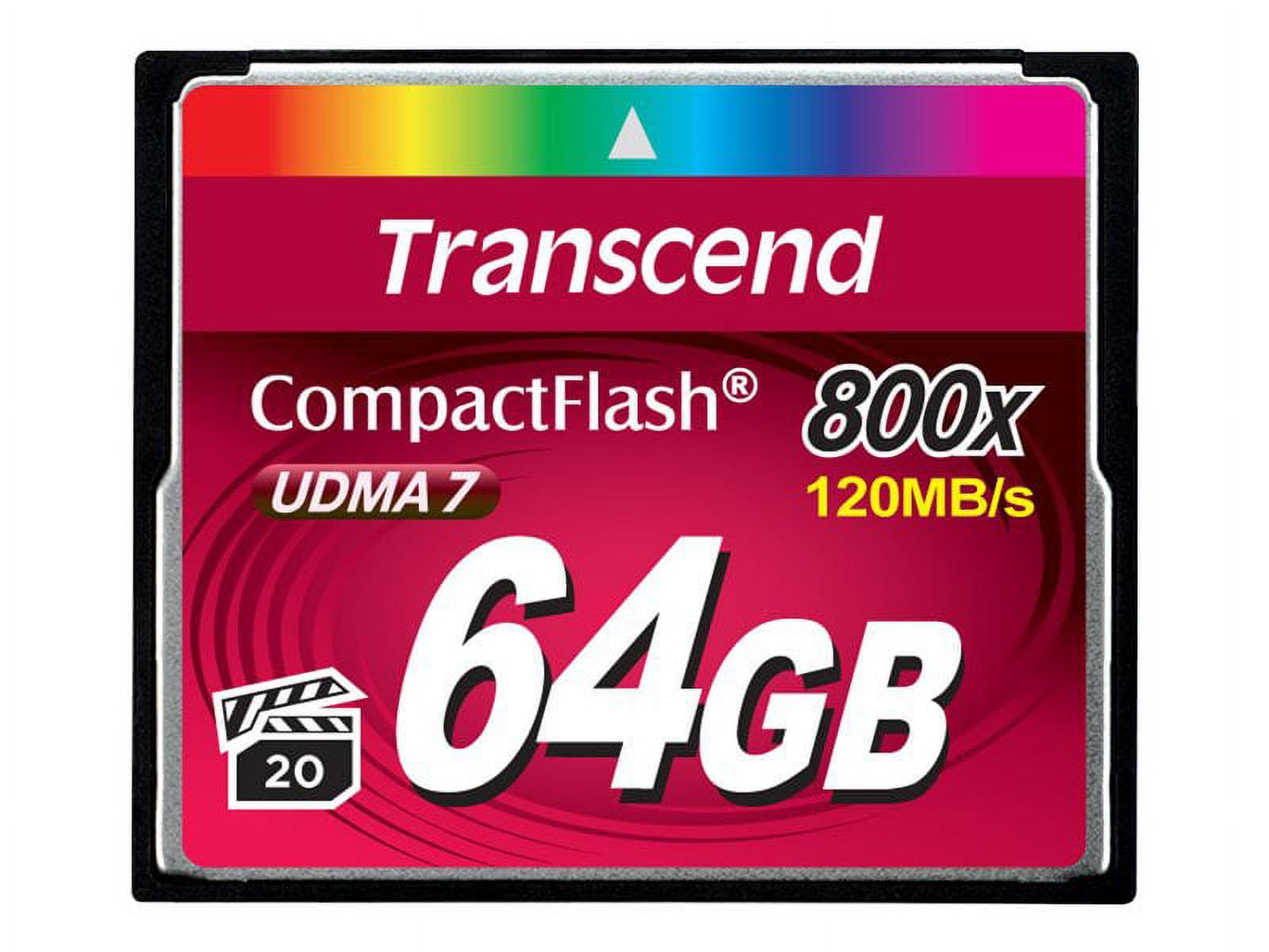 Transcend 32 GB CompactFlash Memory Storage Card, 120 MB/s Read
