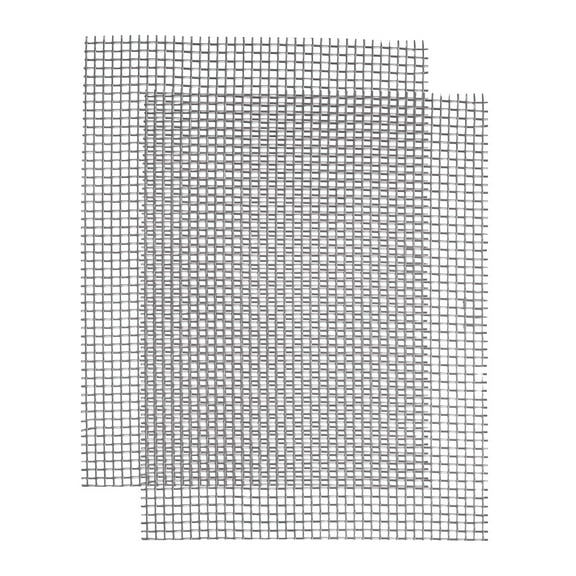 2Pcs 20 Mesh 2.4 x 3 Inch No Rust 304 Stainless Steel Wire Mesh Screen, Silver