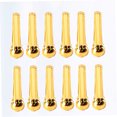thumbnail image 4 of unbranded 12Ud Solid Brass Guitar Bridge Pins Golden Durable for Acoustic and Folk Guitar Replacement, 4 of 8