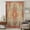 Orange, variant on Red Blue Boho Sheer Curtains 54 Inches Long, Ehtnic Abstract Art Modern Geometric Light Filering Curtains, Breathable Simi Curtain Privacy Drapes for Kitchen Bathroom Nursery Small Window Treatment