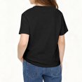 thumbnail image 6 of Niogvi Jesus Loves Me Shirt 𝓴𝓲𝓭𝓼 Black T-Shirt , Jesus Casual Holiday Top For 𝓴𝓲𝓭𝓼 110cm, 6 of 6