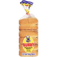Bunny Hot Dog Buns, 12 ct