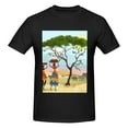thumbnail image 4 of Bingfone African Women Men'S Loose Fit Short-Sleeve Pocket T-Shirt, 4 of 7