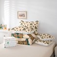 thumbnail image 6 of Manfei Christmas Charming Santa Claus 7-Piece King Bedding,Cartoon Bow King Bed in a Bag,Xmas Reversible, 6 of 7