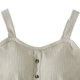 thumbnail image 2 of TaTaai Women Fashion Sleeveless Tank Top Crew Neck Solid Color Short Button Design With Chest Pad Breathable Non See-through Machine Washable Versatile Daily Wear Top Gift, 2 of 6