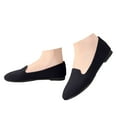 thumbnail image 3 of YLYL Womens Ballet Flat Loafers Lightweight Comfortable Casual Pointed Toe Slip on Business Work Walking Shoes, 3 of 9