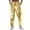 Gold, variant on Men's Metallic Shine Casual Trousers for Nightclub Disco and Party Wear