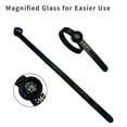 thumbnail image 5 of Ring Sizer 1-17, Measuring Tool with Magnified Glass, Reusable Finger Size Gauge Jewelry Sizing Tool USA Rings Size (Black and White/2 PCS) 0.19x4.52", 5 of 9