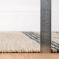 thumbnail image 2 of Dash & Albert Cielo Stripe Handwoven Cotton Rug, 2' 6" x 8', Navy, 2 of 8