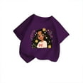 thumbnail image 4 of FYDUU T-Shirts à Manches Courtes pour Filles, Hauts d'Été pour Enfants, Imprimé Mignon, Col Rond, T-Shirt Basique, T-Shirt Graphique à la Mode, T-Shirt Décontracté, Hauts Tendance, Mode Polyvalente, 4 of 4