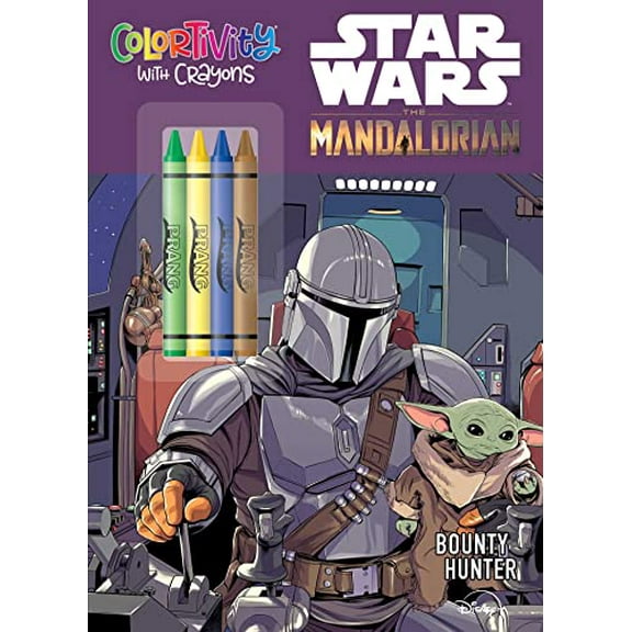 Pre-Owned Star Wars the Mandalorian: Bounty Hunter: Colortivity with Crayons (Paperback) 1645882071 9781645882077