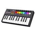 thumbnail image 1 of Graflsoa Compact 25-Key MIDI Keyboard with RGB Pads & OLED Display for Studio & Live Performance, 1 of 6