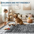 thumbnail image 5 of 2*6ft/4*6ft/5*7ft/8*10ft/9*12ft/10*13ft Washable Area Rug Modern Bordered Geometric Area Rug for Living Room Stain Resistant Throw Carpet with Non-Slip Backing Floor Cover for Bedroom Dining Room, 5 of 9