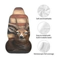 thumbnail image 4 of Fotbe Deer American Flag Wall Funda para Asiento de Auto con Estampado – Impermeable y Antisudor – Ajuste Universal, Lavable a Máquina, Antideslizante (1 Pieza), 4 of 5