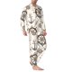 thumbnail image 2 of Balery Anchor with Rope Pijama para Hombre de Dos Piezas con Manga Larga, Conjunto de Dormir y Descanso Suave con Bolsillos-Small, 2 of 7